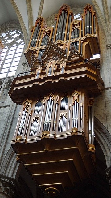 Muat turun percuma Cathedral Organ Religion - foto atau gambar percuma untuk diedit dengan editor imej dalam talian GIMP