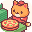 Cat Pizza Game Run a cozy pizza restaurant as a cute cat!  screen for extension Chrome web store in OffiDocs Chromium