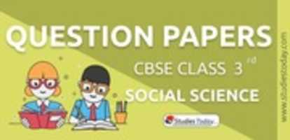 Free download CBSE Class 3 Social Science Question Papers free photo or picture to be edited with GIMP online image editor