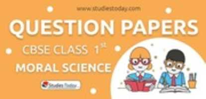 Free download CBSE Question Papers Class 1 Moral Science PDF Solutions Download free photo or picture to be edited with GIMP online image editor