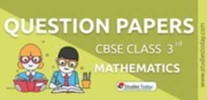 Free download CBSE Question Papers Class 3 Mathematics PDF Solutions Download free photo or picture to be edited with GIMP online image editor