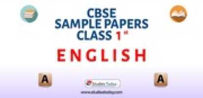 Free download CBSE Sample Paper For Class 1 English Based On Revised CBSE Syllabus 2020 21 free photo or picture to be edited with GIMP online image editor