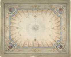 Free download Ceiling Design for the Boudoir, Ardgowan free photo or picture to be edited with GIMP online image editor