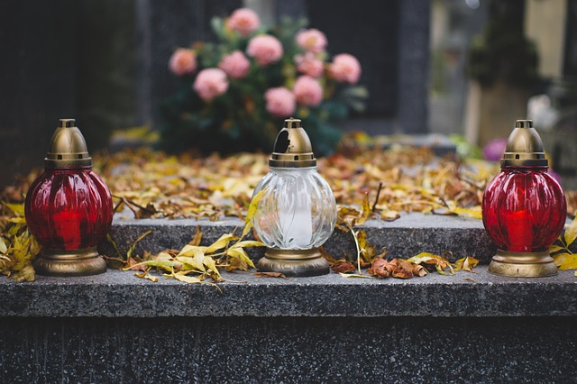 Free download cemetery a candle candles tombstone free picture to be edited with GIMP free online image editor