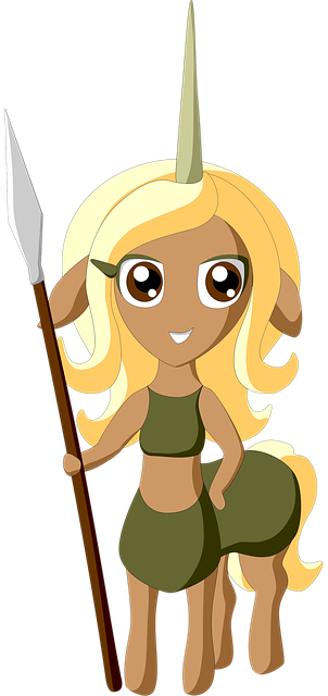 Free graphic Centaur Warrior Unicorn -  to be edited by GIMP free image editor by OffiDocs