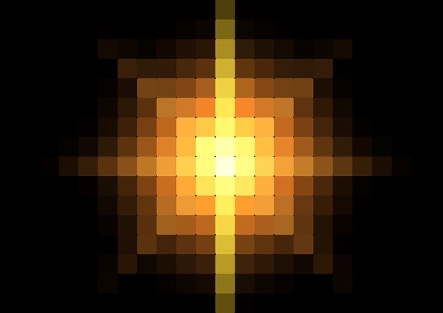 pixel light stone