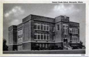 Free download Central Grade School Metropolis Illinois Curteich D5879 free photo or picture to be edited with GIMP online image editor