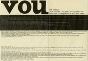 Free download Centro Tool (Milano), Mostra del gruppo Vou, 1971 free photo or picture to be edited with GIMP online image editor