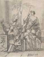 Free download Cephalus Receiving the Spear and Hound from Procris free photo or picture to be edited with GIMP online image editor