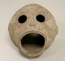 Free download Ceramic Monkey Head Vessel free photo or picture to be edited with GIMP online image editor