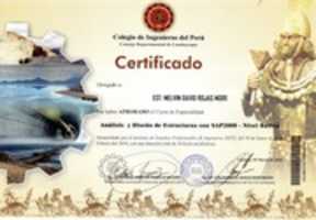 Free download Certificado de SAP2000 free photo or picture to be edited with GIMP online image editor