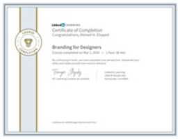 Free download Certificate Of Completion Learning Art Direction free photo or picture to be edited with GIMP online image editor