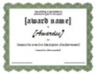 Gratis download Certificaatsjabloon voor de Award DOC-, XLS- of PPT-sjabloon gratis te bewerken met LibreOffice online of OpenOffice Desktop online