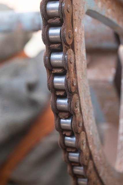 Gratis download Chain Gare Steel - gratis foto of afbeelding om te bewerken met GIMP online afbeeldingseditor