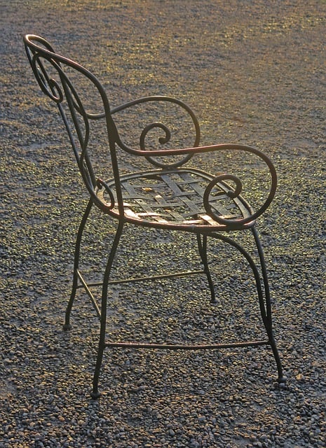 Free download chair garden chair metal chair free picture to be edited with GIMP free online image editor