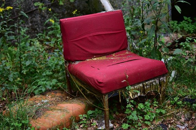 Free download Chair Lost Place Furniture Pieces -  free photo or picture to be edited with GIMP online image editor