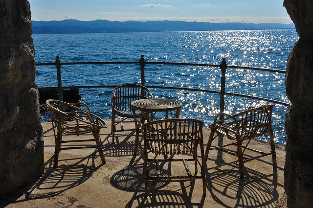 Free picture Chairs Sea Relax -  to be edited by GIMP free image editor by OffiDocs