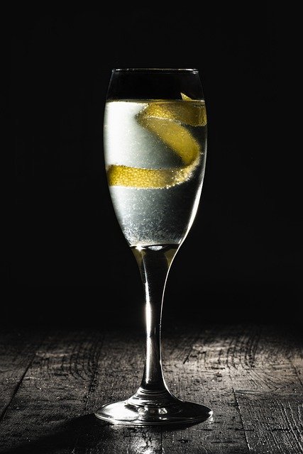Free download champagne cocktail french 75 lemon free picture to be edited with GIMP free online image editor