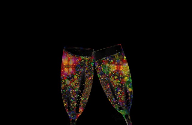 Free download Champagne Glasses free illustration to be edited with GIMP online image editor