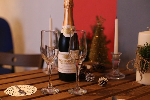Free download Champagne New YearS Eve -  free photo or picture to be edited with GIMP online image editor