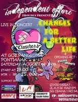 Free download CHANGES FOR A BETTER LIFE 2009 (CLOSEHEAD Live in Pontianak) free photo or picture to be edited with GIMP online image editor