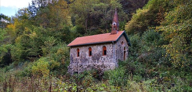 Téléchargement gratuit de Chapel Faith Forest Wutach - photo ou image gratuite à modifier avec l'éditeur d'images en ligne GIMP