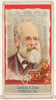 Free download Charles A. Dana, The New York Sun, from the American Editors series (N1) for Allen & Ginter Cigarettes Brands free photo or picture to be edited with GIMP online image editor