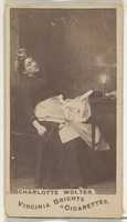 Free download Charlotte Wolter, from the Actors and Actresses series (N45, Type 1) for Virginia Brights Cigarettes free photo or picture to be edited with GIMP online image editor