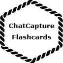Chat Capture Flashcards  screen for extension Chrome web store in OffiDocs Chromium