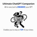 ChatGPT Companion  screen for extension Chrome web store in OffiDocs Chromium