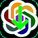 ChatGPT Conversation Downloader  screen for extension Chrome web store in OffiDocs Chromium