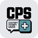 ChatGPT Prompt Saver  screen for extension Chrome web store in OffiDocs Chromium