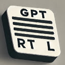 ChatGPT RTL Toggle  screen for extension Chrome web store in OffiDocs Chromium