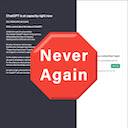 ChatGPT Without Low Capacity  screen for extension Chrome web store in OffiDocs Chromium