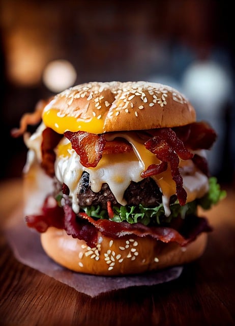 Free download cheeseburger bacon mayo cheddar free picture to be edited with GIMP free online image editor