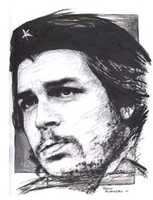 Free download Che Guevara, Tinta china por Pablo Aleandro free photo or picture to be edited with GIMP online image editor