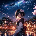 Cherry Blossom Festival Under the Milky Way  screen for extension Chrome web store in OffiDocs Chromium