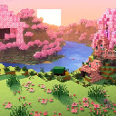 Cherry Grove Minecraft Live Wallpaper  screen for extension Chrome web store in OffiDocs Chromium