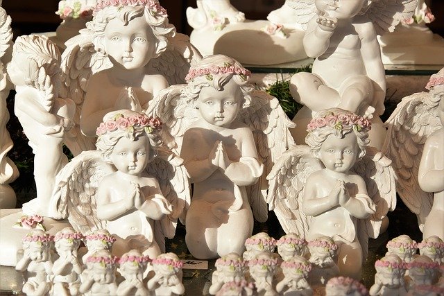 Free download Cherubs Christmas Statues -  free photo or picture to be edited with GIMP online image editor
