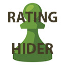 Chess.com rating hider  screen for extension Chrome web store in OffiDocs Chromium