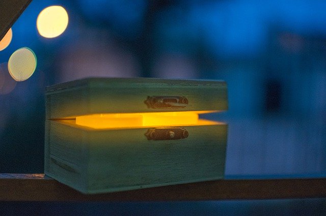 Free download Chest Light Night -  free photo or picture to be edited with GIMP online image editor