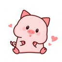 Chibi photo of a pig  screen for extension Chrome web store in OffiDocs Chromium