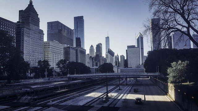 Free download Chicago Downtown Us -  free photo or picture to be edited with GIMP online image editor