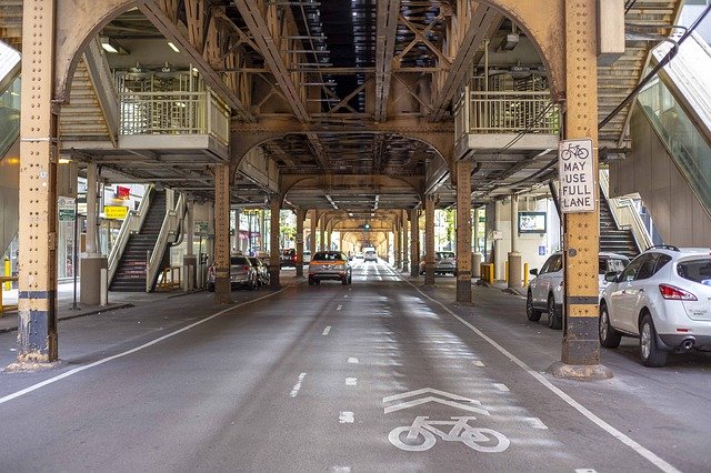 Скачать бесплатно Chicago Train Line Under - бесплатное фото или изображение для редактирования с помощью онлайн-редактора изображений GIMP