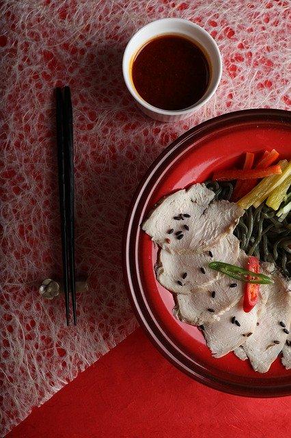 닭 가슴살 샐러드 무료 다운로드 - 무료 사진 또는 김프 온라인 이미지 편집기로 편집할 수 있는 사진