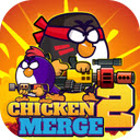 Chicken Merge 2 Merge chickens to build a powerful defense!  screen for extension Chrome web store in OffiDocs Chromium