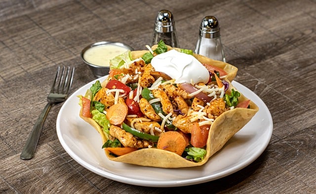 Free download chicken taco bowl salad mexican free picture to be edited with GIMP free online image editor