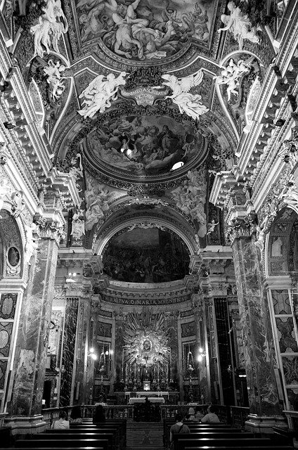 Bezpłatne pobieranie Chiesa Santa Maria Della Vittoria - bezpłatne zdjęcie lub obraz do edycji za pomocą internetowego edytora obrazów GIMP