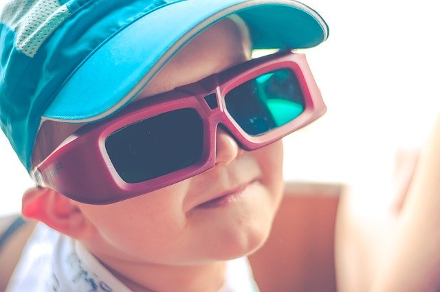 Free download child face a smile cap glasses 3d free picture to be edited with GIMP free online image editor