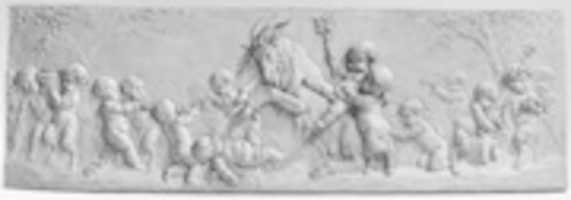 Free download Children and satyr children sporting with a goat free photo or picture to be edited with GIMP online image editor